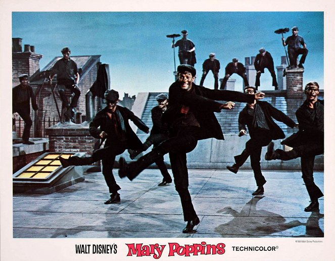 Mary Poppins - Lobby karty - Dick Van Dyke