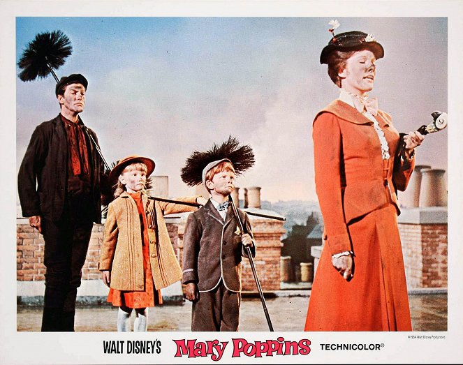 Mary Poppins - Lobby Cards - Dick Van Dyke, Karen Dotrice, Matthew Garber, Julie Andrews