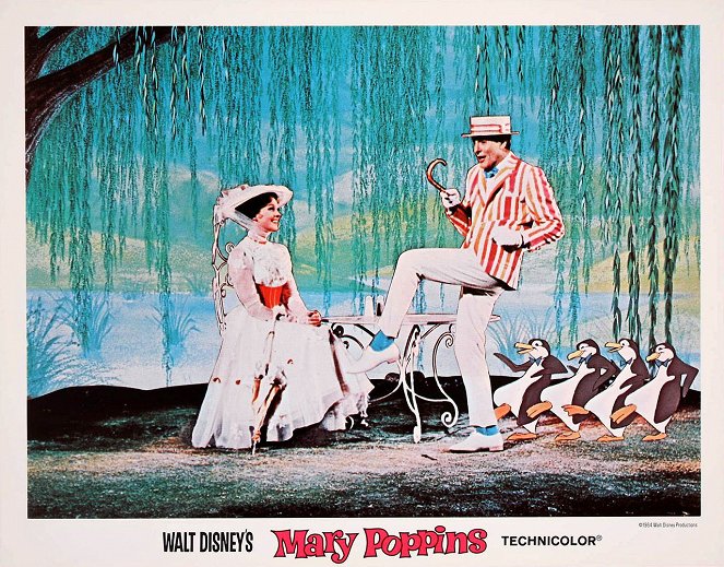 Mary Poppins - Lobbykaarten - Julie Andrews, Dick Van Dyke