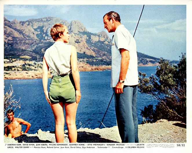 Bonjour tristesse - Lobbykaarten - Jean Seberg, David Niven