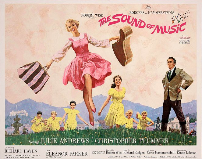 La Mélodie du bonheur - Cartes de lobby - Julie Andrews, Christopher Plummer