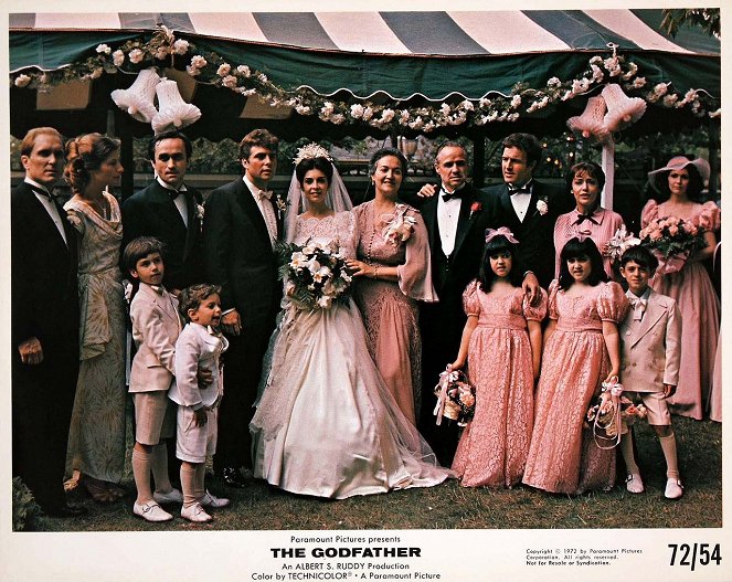 The Godfather - Lobbykaarten - Robert Duvall, John Cazale, Gianni Russo, Talia Shire, Morgana King, Marlon Brando, James Caan