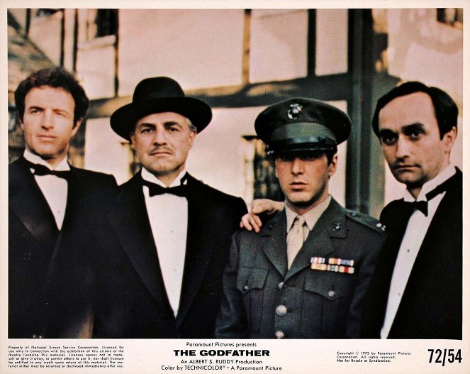 A Keresztapa I. - Vitrinfotók - James Caan, Marlon Brando, Al Pacino, John Cazale