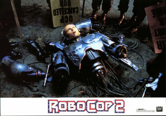 RoboCop 2 - Cartões lobby - Peter Weller