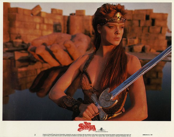 El guerrero rojo - Fotocromos - Brigitte Nielsen