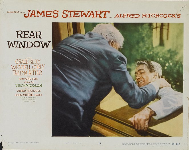 Rear Window - Lobbykaarten - James Stewart