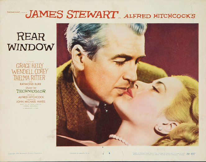 Rear Window - Lobby Cards - James Stewart, Grace Kelly
