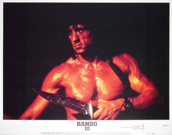 Rambo III - Cartões lobby - Sylvester Stallone