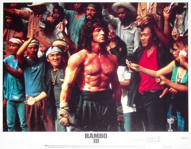 Rambo III - Cartes de lobby - Sylvester Stallone