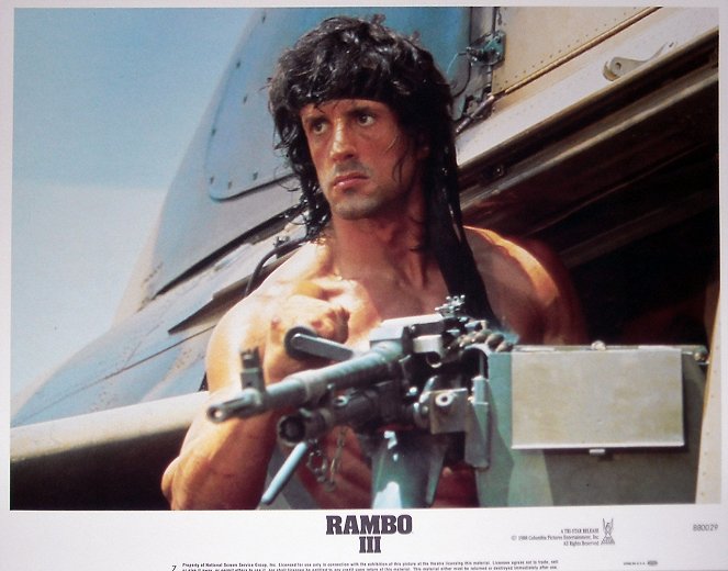Rambo III - Lobbykarten - Sylvester Stallone