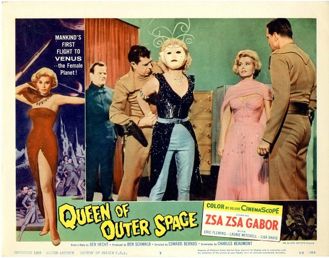 Queen of Outer Space - Cartões lobby