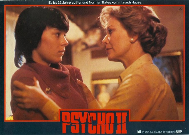 Psycho II - Lobbykarten - Meg Tilly, Vera Miles
