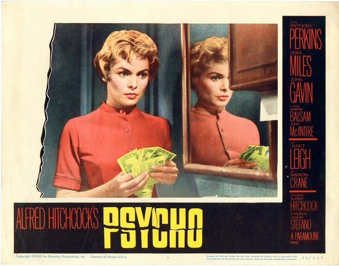 Psycho - Lobbykarten - Janet Leigh