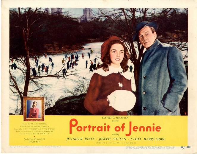 Portrait of Jennie - Lobbykaarten - Jennifer Jones, Joseph Cotten