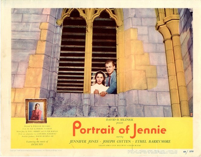 Portrait of Jennie - Lobbykaarten - Jennifer Jones, Joseph Cotten