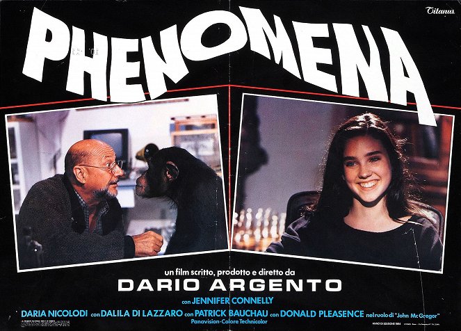 Phenomena - Fotocromos - Donald Pleasence, Jennifer Connelly
