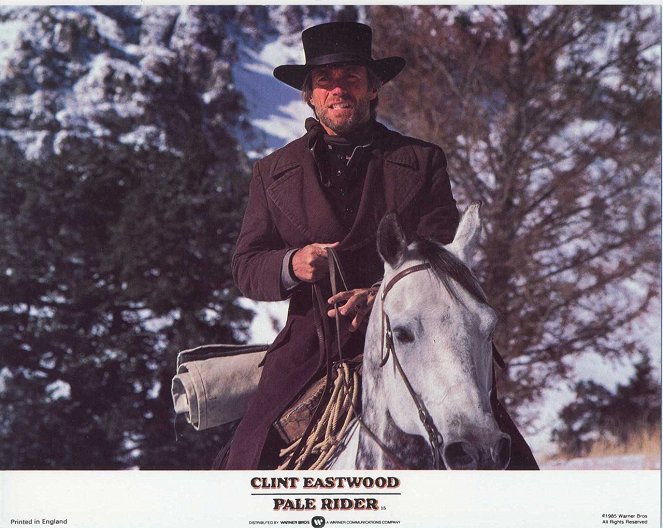 Biely jazdec - Fotosky - Clint Eastwood