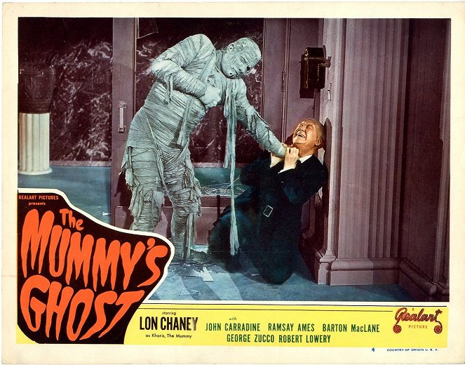 The Mummy's Ghost - Lobbykaarten