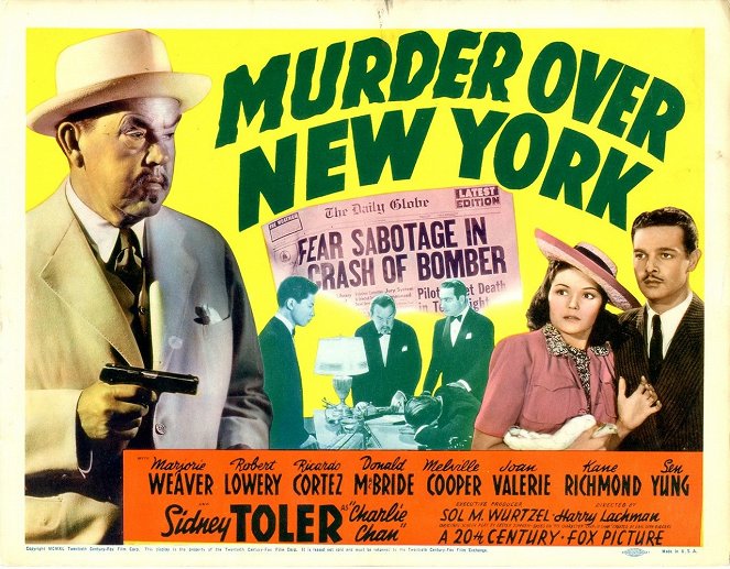Murder Over New York - Lobby Cards