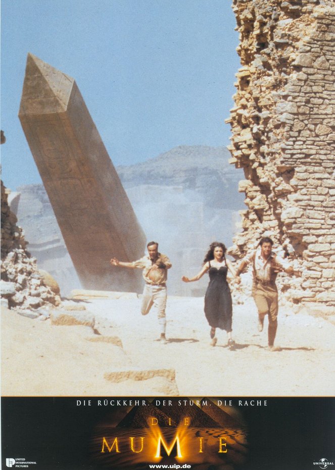 A múmia - Vitrinfotók - John Hannah, Rachel Weisz, Brendan Fraser