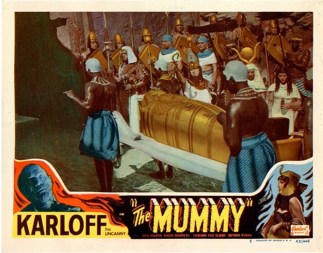 Die Mumie (Der Mann von 3000 Jahren) - Lobbykarten
