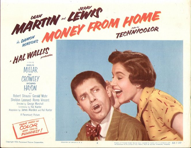 Money from Home - Lobby Cards