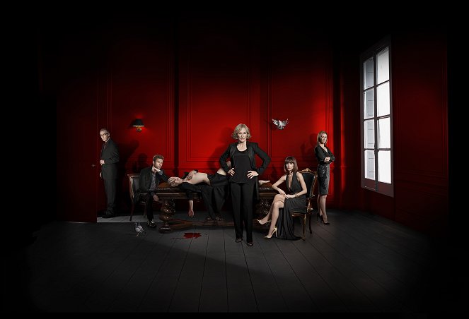 Damages - Season 5 - Promokuvat - John Hannah, Ryan Phillippe, Jenna Elfman, Glenn Close, Rose Byrne, Janet McTeer