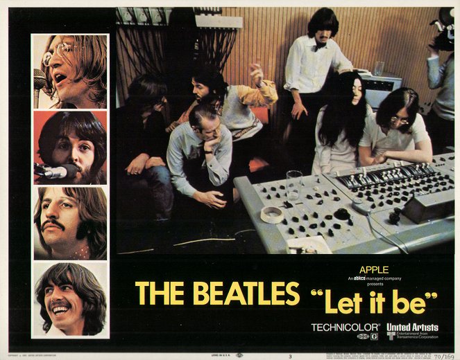 Let It Be - Lobbykaarten - Ringo Starr, George Martin, Paul McCartney, George Harrison, Yoko Ono, John Lennon
