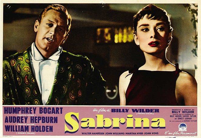 Sabrina - Cartes de lobby - William Holden, Audrey Hepburn