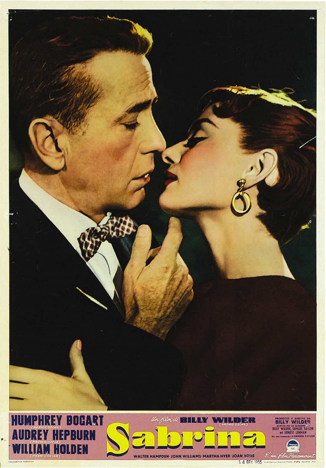 Sabrina - Fotocromos - Humphrey Bogart, Audrey Hepburn