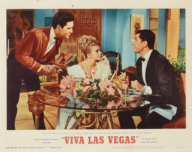 Amor em Las Vegas - Cartões lobby - Elvis Presley, Ann-Margret