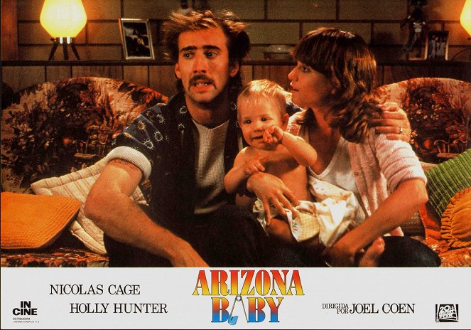 Arizona Junior - Cartões lobby - Nicolas Cage, Holly Hunter