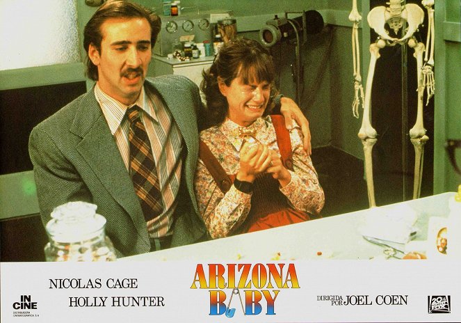 Raising Arizona - Lobbykaarten - Nicolas Cage, Holly Hunter