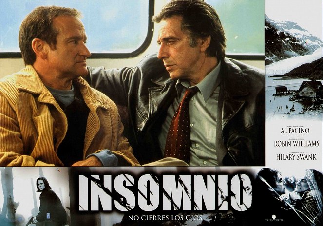 Insomnia - Cartes de lobby - Robin Williams, Al Pacino