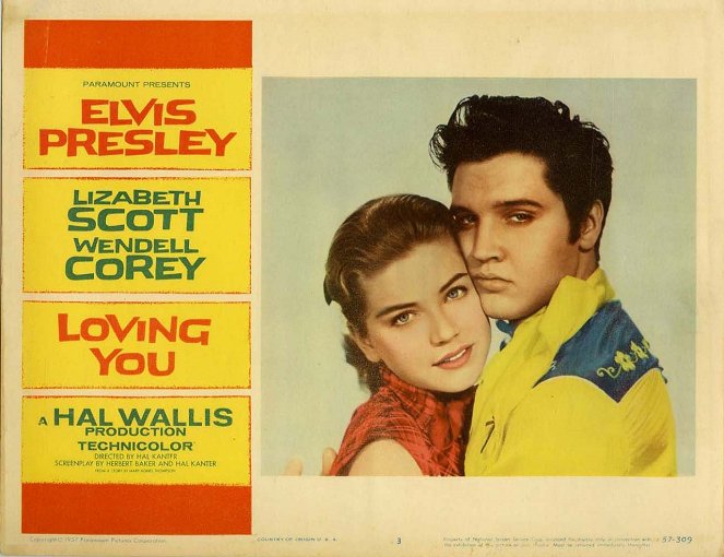 Loving You - Lobby karty - Dolores Hart, Elvis Presley