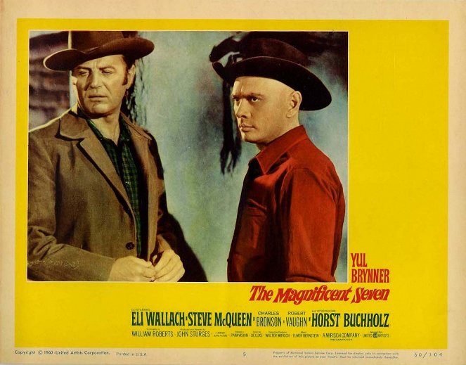 The Magnificent Seven - Lobby Cards - Brad Dexter, Yul Brynner