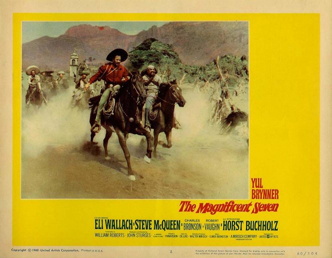 The Magnificent Seven - Lobby Cards - Eli Wallach