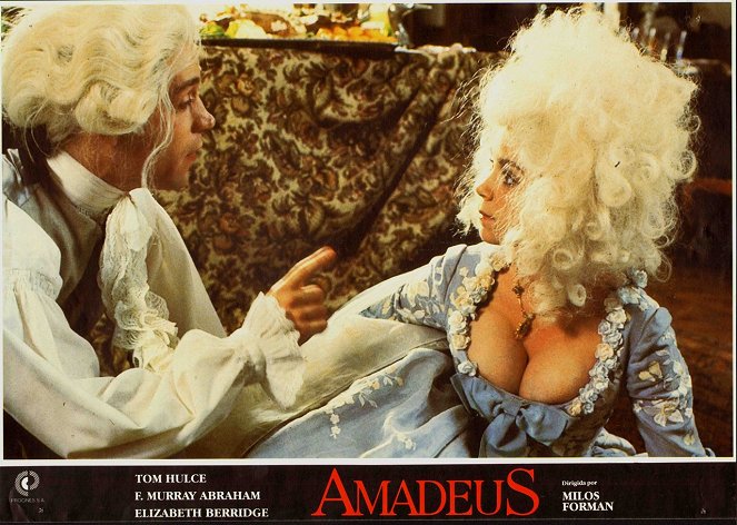 Amadeus - Lobby Cards - Tom Hulce, Elizabeth Berridge