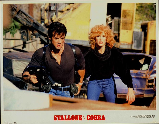 Cobra - Cartes de lobby - Sylvester Stallone, Brigitte Nielsen