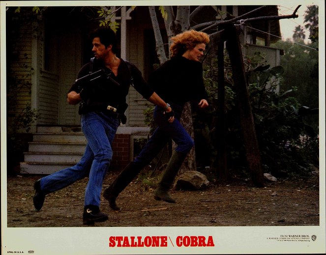 Cobra - Cartes de lobby - Sylvester Stallone, Brigitte Nielsen