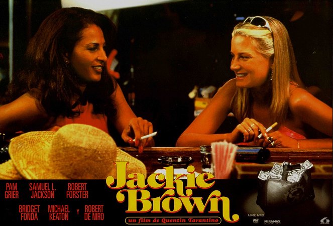 Jackie Brown - Lobbykaarten - Pam Grier, Bridget Fonda