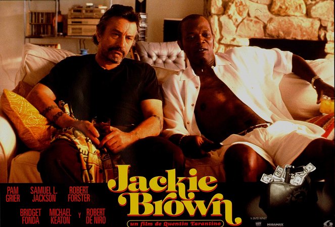 Jackie Brown - Lobbykaarten - Robert De Niro, Samuel L. Jackson