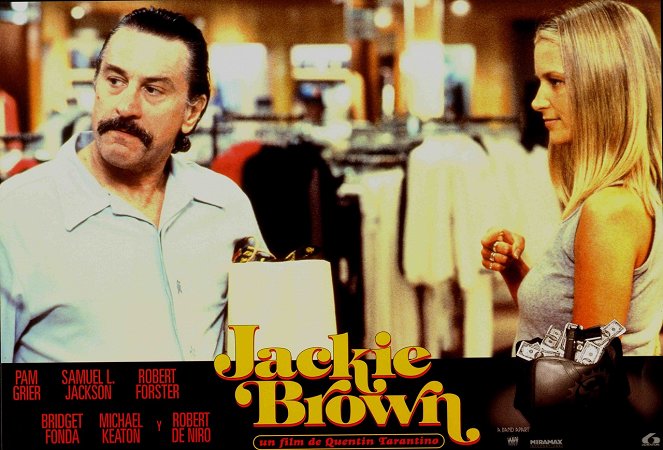 Jackie Brown - Lobbykaarten - Robert De Niro, Bridget Fonda