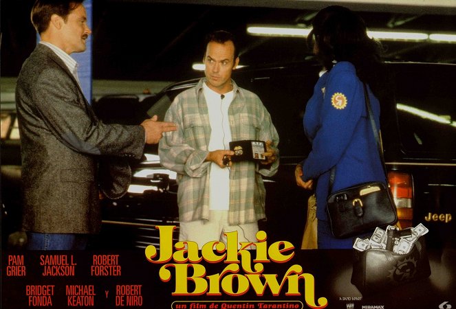 Jackie Brown - Lobbykarten - Michael Bowen, Michael Keaton