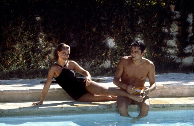 La piscina - Del rodaje - Romy Schneider, Alain Delon