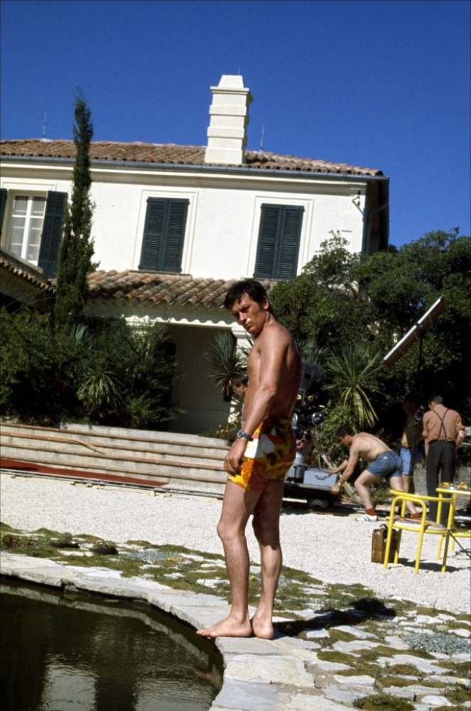 The Swimming Pool - Making of - Alain Delon