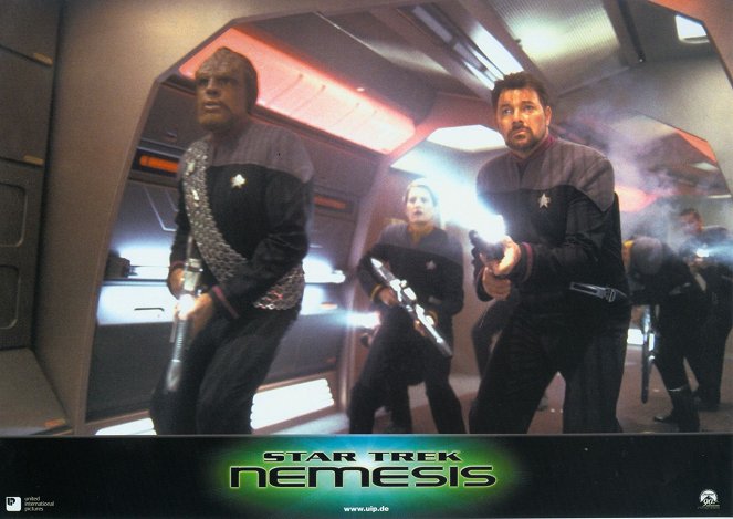 Star Trek X: Nemesis - Lobby Cards - Michael Dorn, Jonathan Frakes