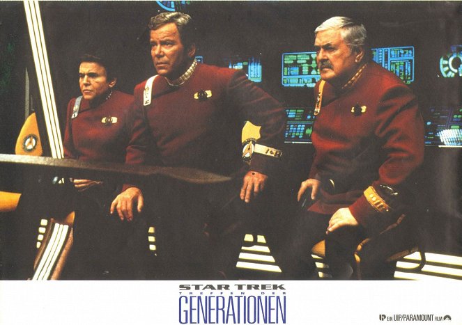 Star Trek: Pokolenia - Lobby karty - Walter Koenig, William Shatner, James Doohan