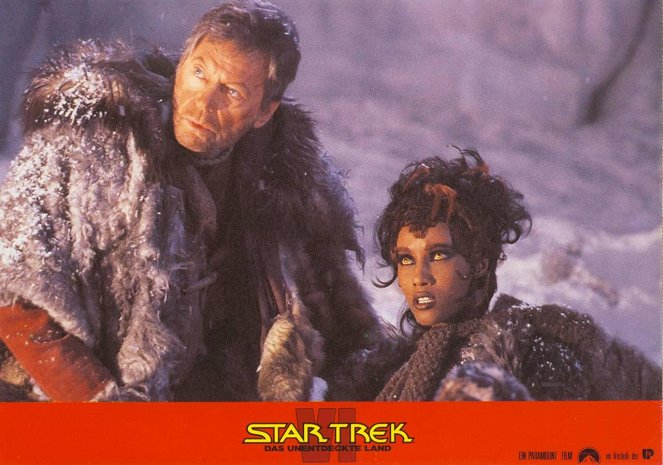 Star Trek VI: O Continente Desconhecido - Cartões lobby - DeForest Kelley, Iman