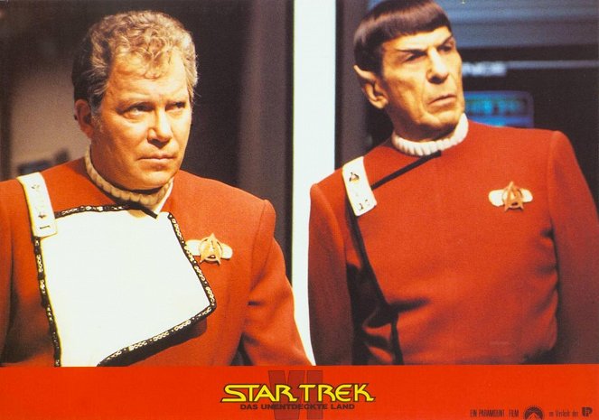 Star Trek VI: Wojna o pokój - Lobby karty - William Shatner, Leonard Nimoy